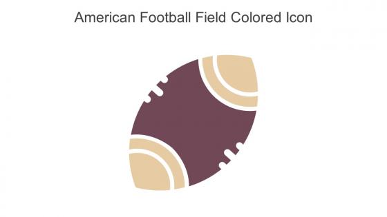 American Football Field Colored Icon In Powerpoint Pptx Png And Editable Eps Format