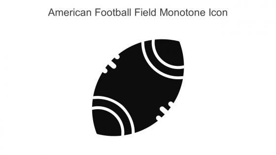 American Football Field Monotone Icon In Powerpoint Pptx Png And Editable Eps Format