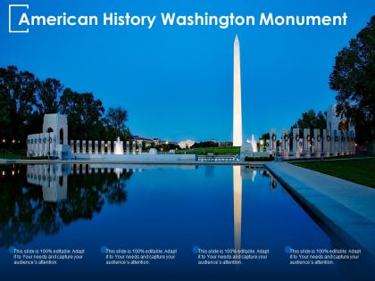 American history washington monument