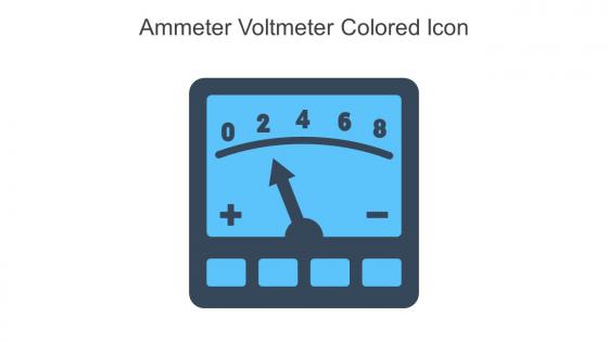 Ammeter Voltmeter Colored Icon In Powerpoint Pptx Png And Editable Eps Format