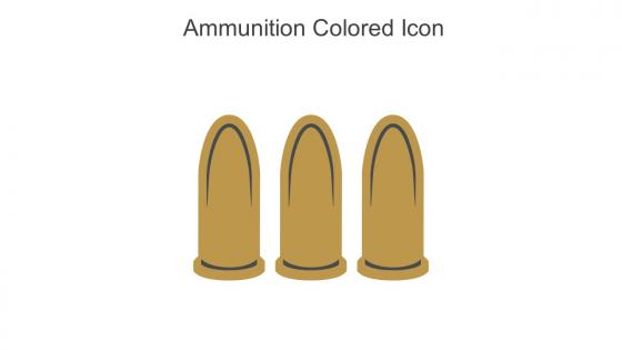 Ammunition Colored Icon In Powerpoint Pptx Png And Editable Eps Format
