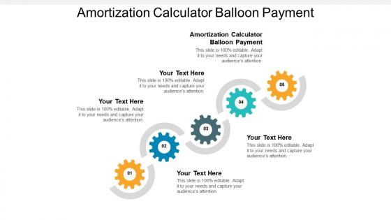 Amortization calculator balloon payment ppt powerpoint presentation ideas vector cpb