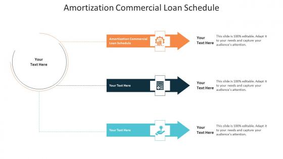 Amortization commercial loan schedule ppt powerpoint presentation icon cpb