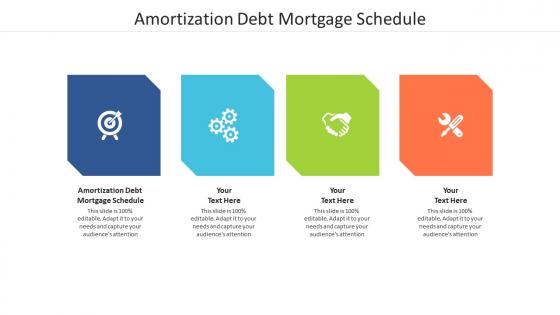Amortization debt mortgage schedule ppt powerpoint presentation inspiration good cpb