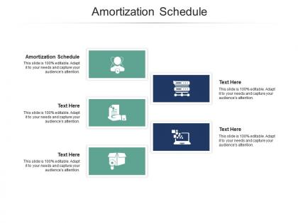 Amortization schedule ppt powerpoint presentation infographic template good cpb
