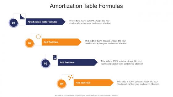 Amortization Table Formulas In Powerpoint And Google Slides Cpb