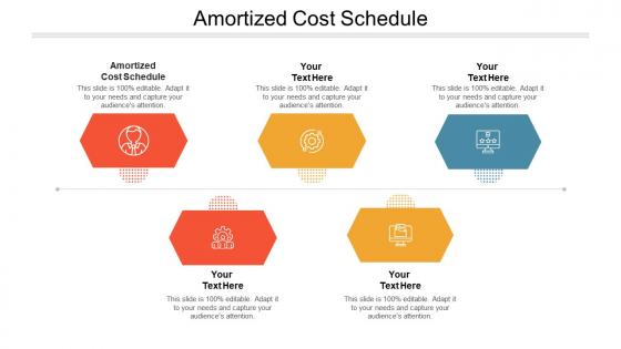 Amortized cost schedule ppt powerpoint presentation file deck cpb