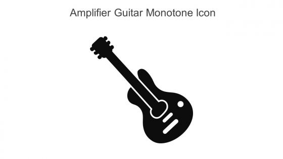 Amplifier Guitar Monotone Icon In Powerpoint Pptx Png And Editable Eps Format