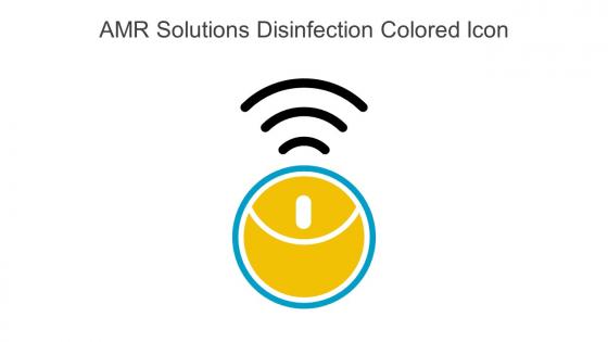 AMR Solutions Disinfection Colored Icon In Powerpoint Pptx Png And Editable Eps Format