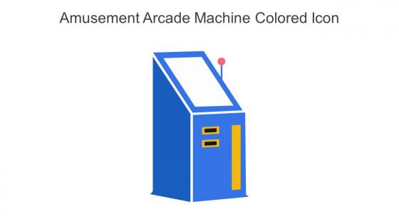 Amusement Arcade Machine Colored Icon In Powerpoint Pptx Png And Editable Eps Format