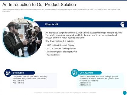An introduction to our product solution augmented reality
