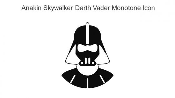 Anakin Skywalker Darth Vader Monotone Icon In Powerpoint Pptx Png And Editable Eps Format