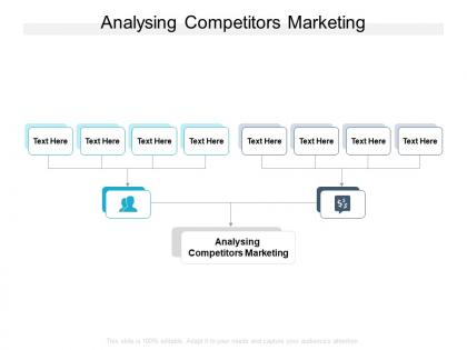Analysing competitors marketing ppt powerpoint presentation outline cpb