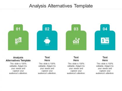 Analysis alternatives template ppt powerpoint presentation slides graphics design cpb