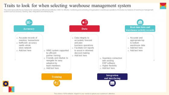 Analysis And Deployment Of Efficient Traits To Look For When Selecting Warehouse Management