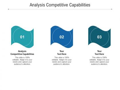Analysis competitive capabilities ppt powerpoint presentation styles influencers cpb