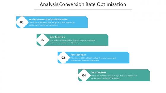 Analysis conversion rate optimization ppt powerpoint presentation visual aids ideas cpb