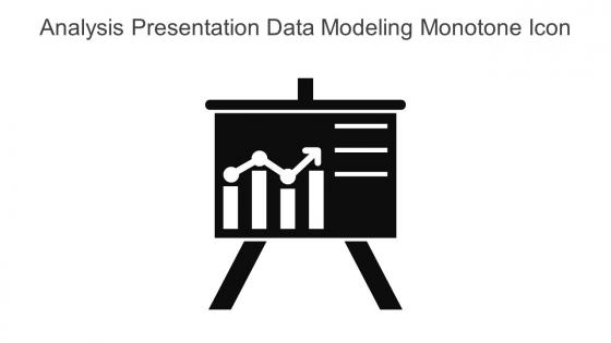 Analysis Presentation Data Modeling Monotone Icon In Powerpoint Pptx Png And Editable Eps Format