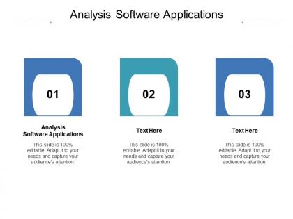 Analysis software applications ppt powerpoint presentation model layout ideas cpb