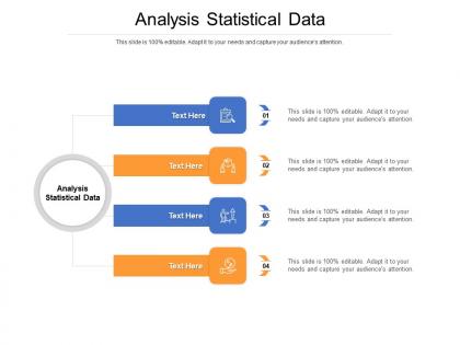 Analysis statistical data ppt powerpoint presentation outline visual aids cpb