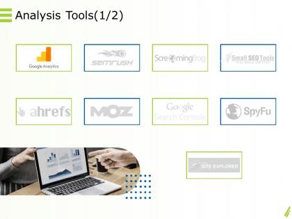 Analysis tools techonology computer ppt powerpoint shapes