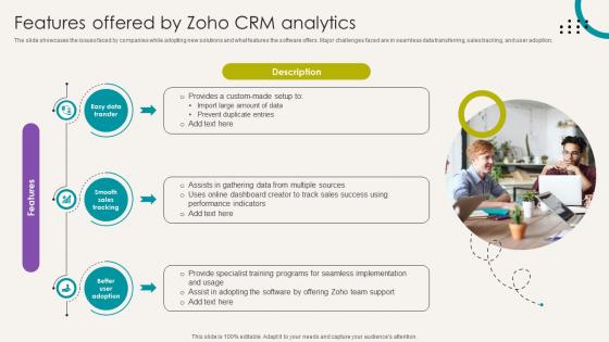 Analytical CRM Software Features Offered By Zoho CRM Analytics SA SS