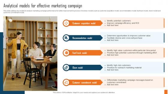 Analytical Models For Effective Marketing Campaign