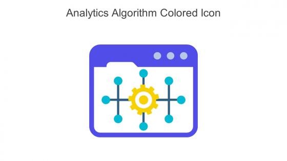 Analytics Algorithm Colored Icon In Powerpoint Pptx Png And Editable Eps Format