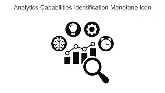 Analytics Capabilities Identification Monotone Icon In Powerpoint Pptx Png And Editable Eps Format