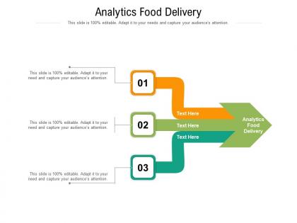 Analytics food delivery ppt powerpoint presentation show background cpb