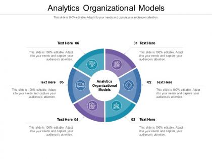 Analytics organizational models ppt powerpoint presentation infographic information cpb