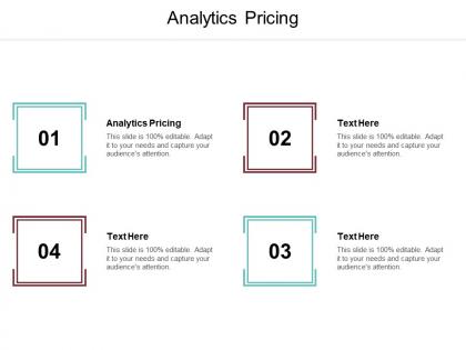 Analytics pricing ppt powerpoint presentation file outline cpb