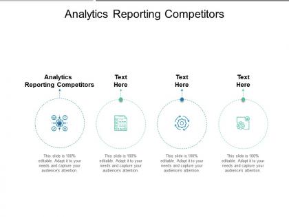 Analytics reporting competitors ppt powerpoint presentation gallery graphics cpb
