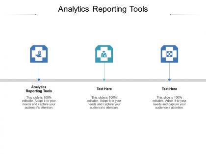 Analytics reporting tools ppt powerpoint presentation infographic template master slide cpb