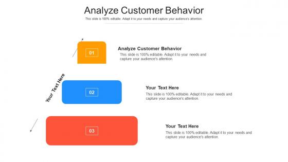 Analyze customer behavior ppt powerpoint presentation model styles cpb