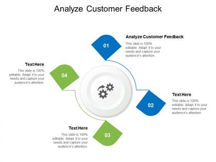 Analyze customer feedback ppt powerpoint presentation styles objects cpb