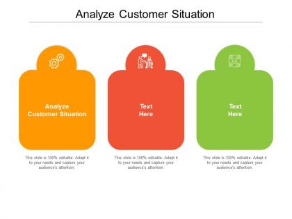 Analyze customer situation ppt powerpoint presentation styles layout ideas cpb