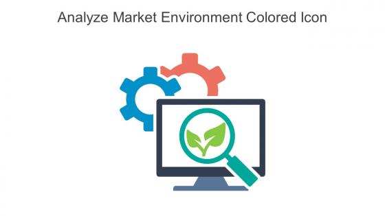 Analyze Market Environment Colored Icon In Powerpoint Pptx Png And Editable Eps Format