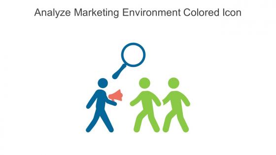 Analyze Marketing Environment Colored Icon In Powerpoint Pptx Png And Editable Eps Format