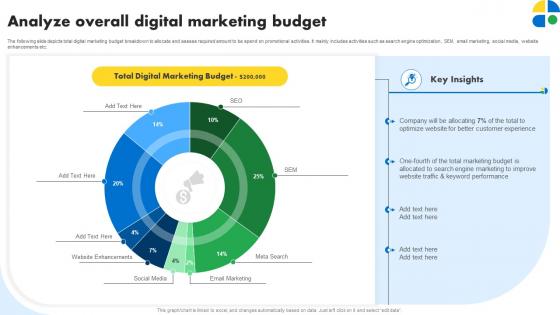 Analyze Overall Digital Marketing Budget Pay Per Click Marketing MKT SS V