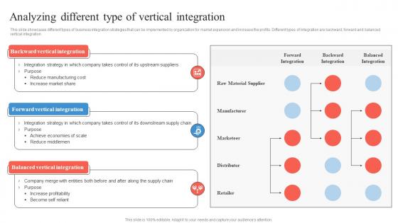 Analyzing Different Type Of Vertical Integration Business Integration Strategy Strategy SS V