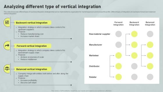 Analyzing Different Type Of Vertical Integration Horizontal And Vertical Integration Strategy SS V