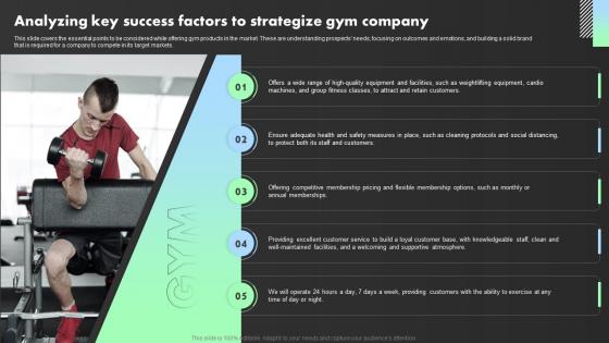 Analyzing Key Success Factors To Strategize Gym Company Crossfit Gym Business Plan BP SS