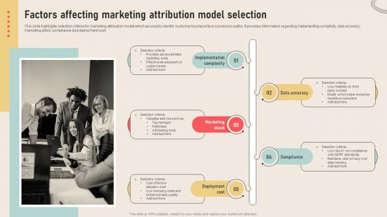 Analyzing Marketing Attribution Factors Affecting Marketing Attribution Model Selection