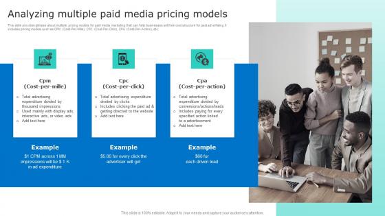 Analyzing Multiple Paid Media Pricing Models Driving Sales Revenue MKT SS V