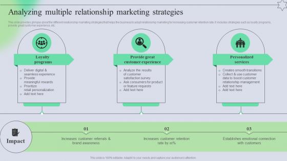 Analyzing Multiple Relationship Marketing Strategies Complete Guide Of Holistic MKT SS V