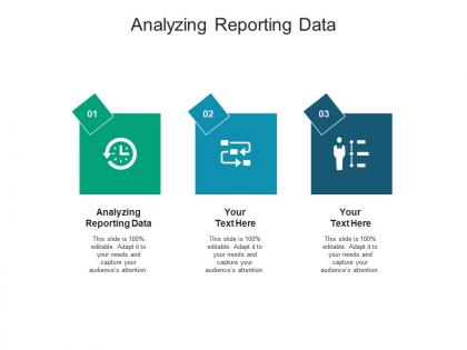 Analyzing reporting data ppt powerpoint presentation professional background image cpb