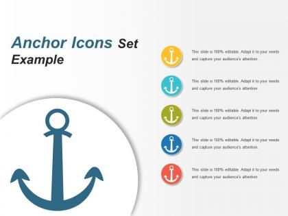 Anchor icons set example
