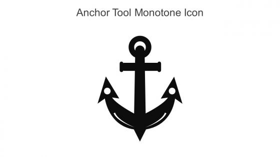 Anchor Tool Monotone Icon In Powerpoint Pptx Png And Editable Eps Format