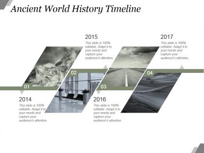 Ancient world history timeline sample of ppt